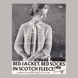 wonkyzebra_z1021_a_bedjacket_bed_socks_in_scotch_fleece_knit_crochet_trim_b560