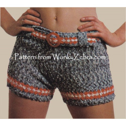 wonkyzebra_z1232_s_retro_belted_hot_pants_shorts_and_crop_top