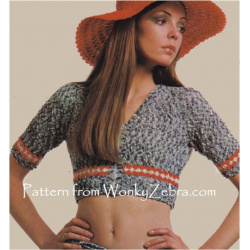 wonkyzebra_z1232_ts_retro_belted_hot_pants_shorts_and_crop_top