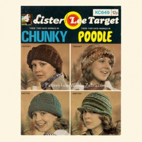 wonkyzebra_z1266_a_4_ladies_hats_2chunky_2poodle_knit_crochet_pattern_pdf_kc649