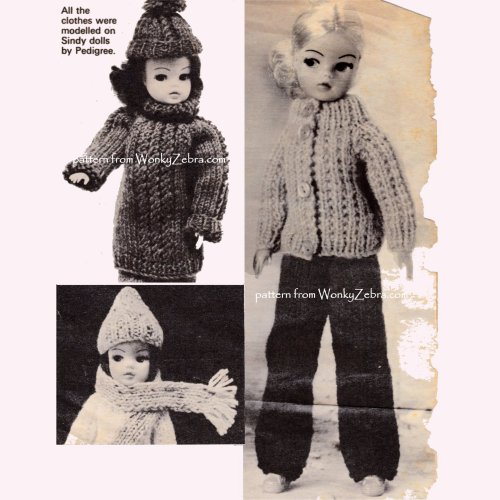 Knitting patterns hot sale for sindy dolls