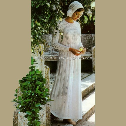 WZ623 Seventies Wedding Dress Vintage ...