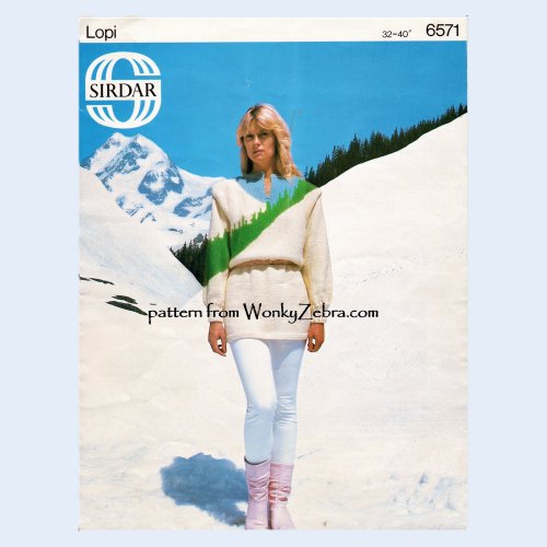 apres ski sweater vintage