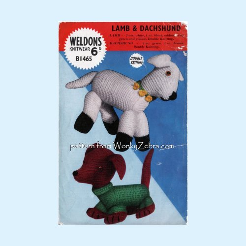 Dachshund online knitting pattern